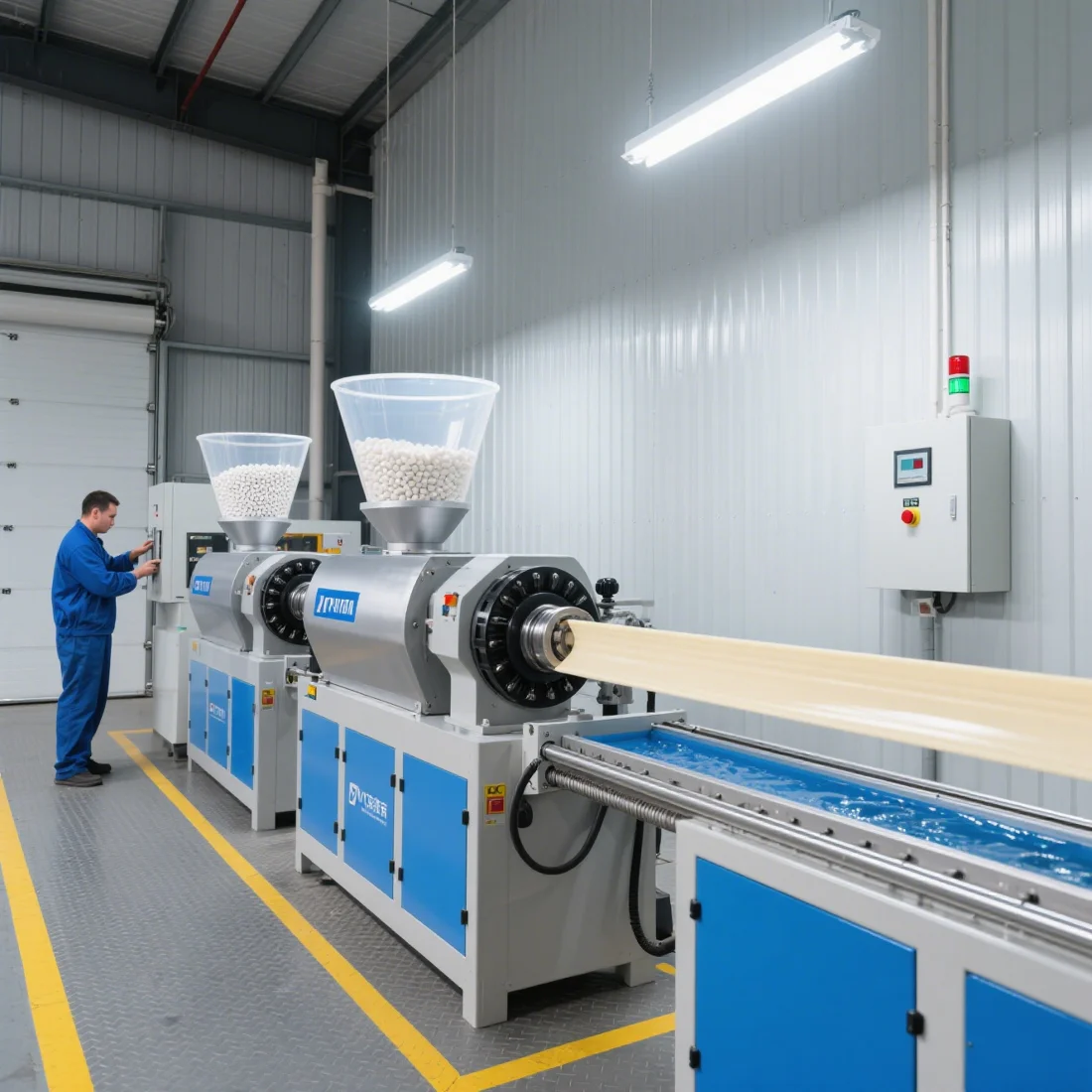 Extrusion — illustrative production visual